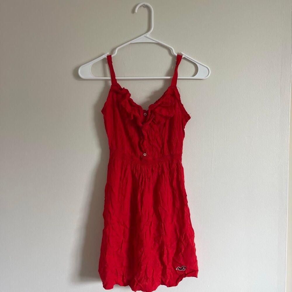 Hollister-co Women's Red Dress